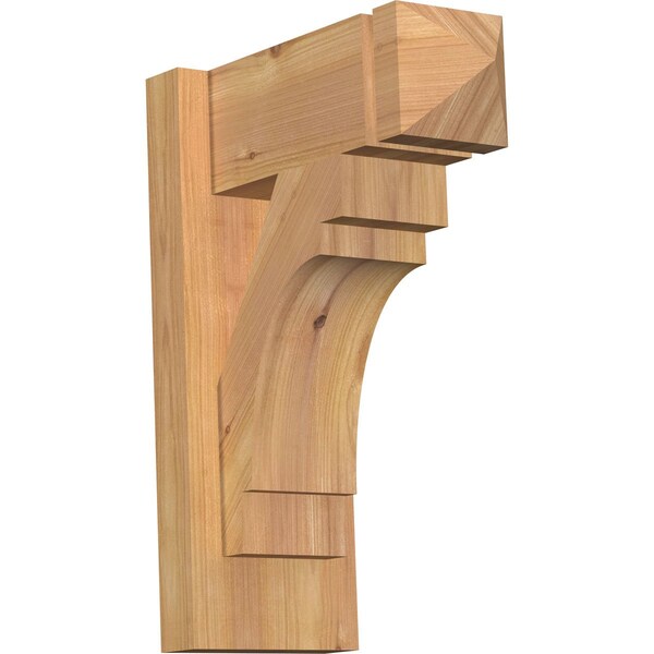 Ekena Millwork Merced Arts & Crafts Smooth Outlooker, Western Red Cedar, 5 1/2"W x 12"D x 16"H OUT06X12X16MRC03SWR - main